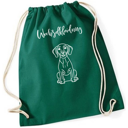 Wechselkleidung - personalisierter Turnbeutel