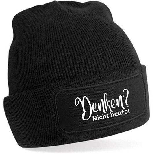 Denken? Nicht heute! - Mütze