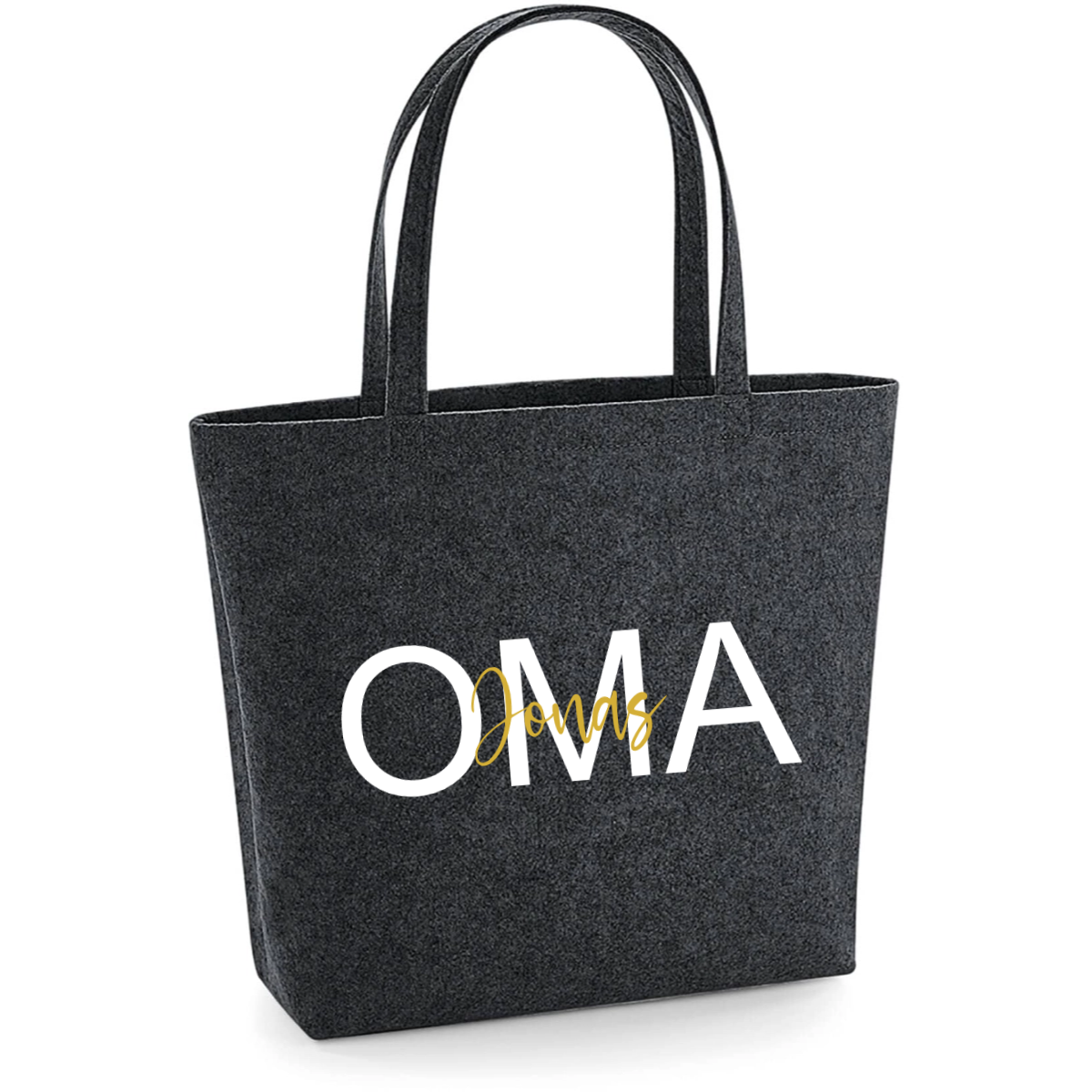 Personalisierter Filzshopper