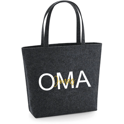Personalisierter Filzshopper