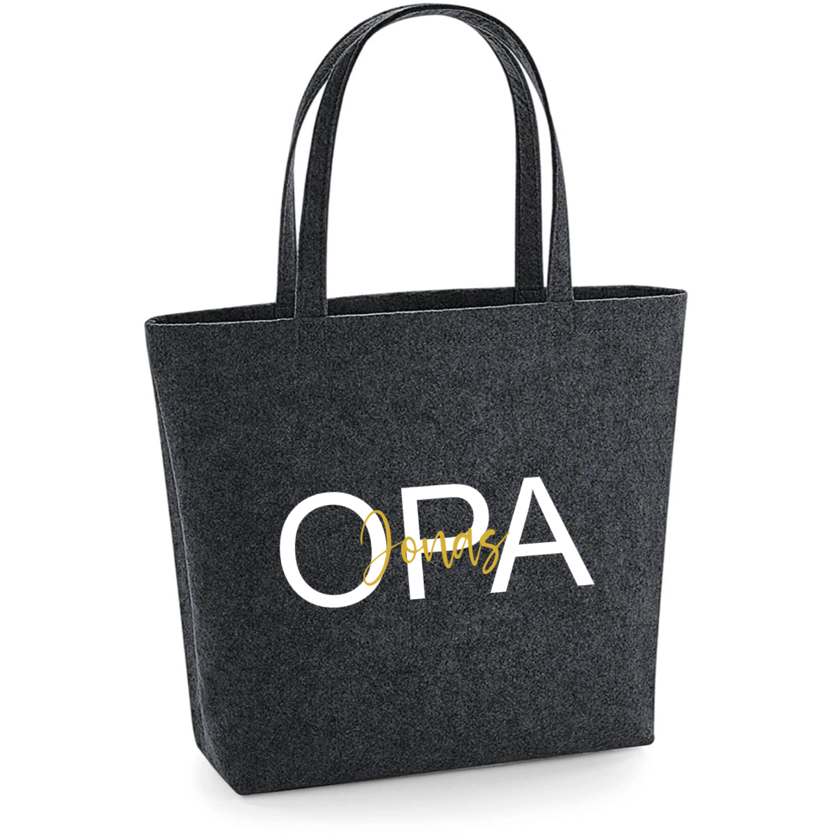 Personalisierter Filzshopper