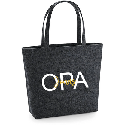 Personalisierter Filzshopper