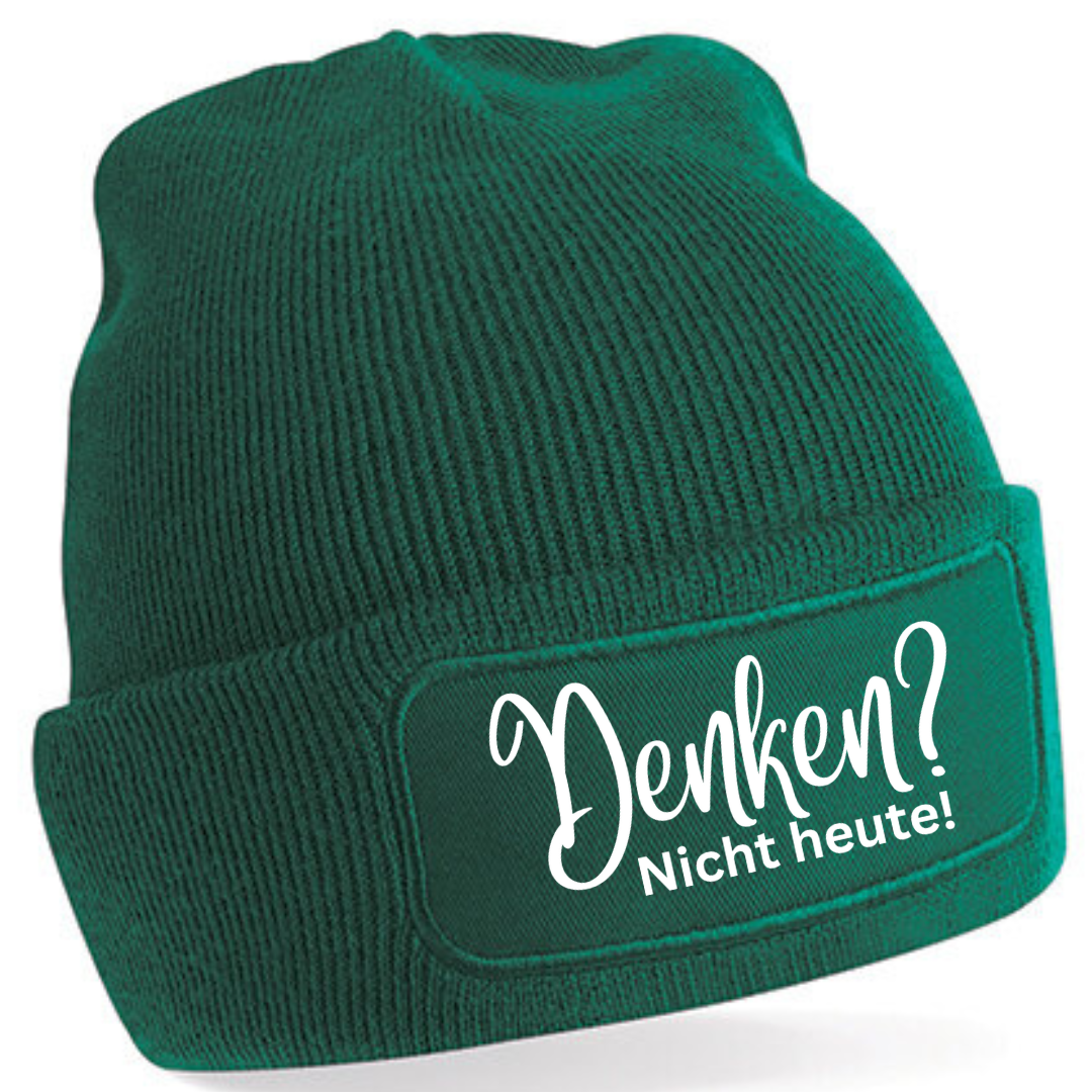 Denken? Nicht heute! - Mütze